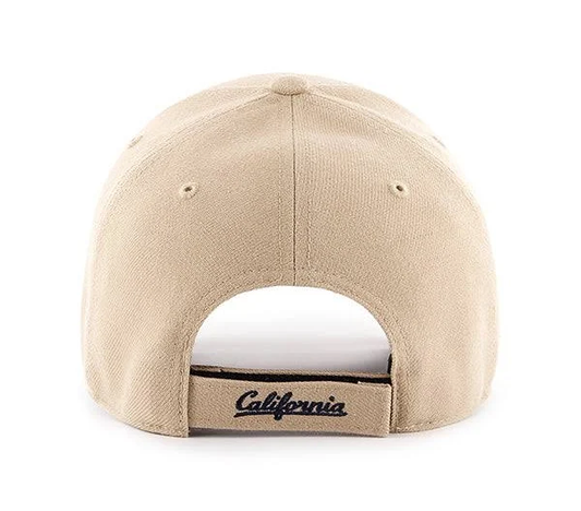 '47 Cal Berkeley Golden Bears Ballpark Clean Up Adjustable Hat-Khaki