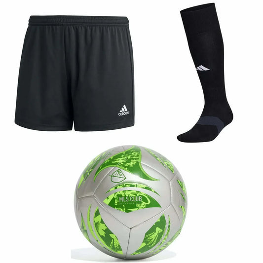 adidas Women's Short/Sock/Ball Bundle