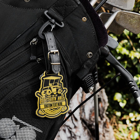 19th Hole Custom Golf Bag Tag