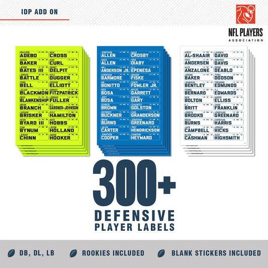2025 IDP Draft Board Sticker Pack