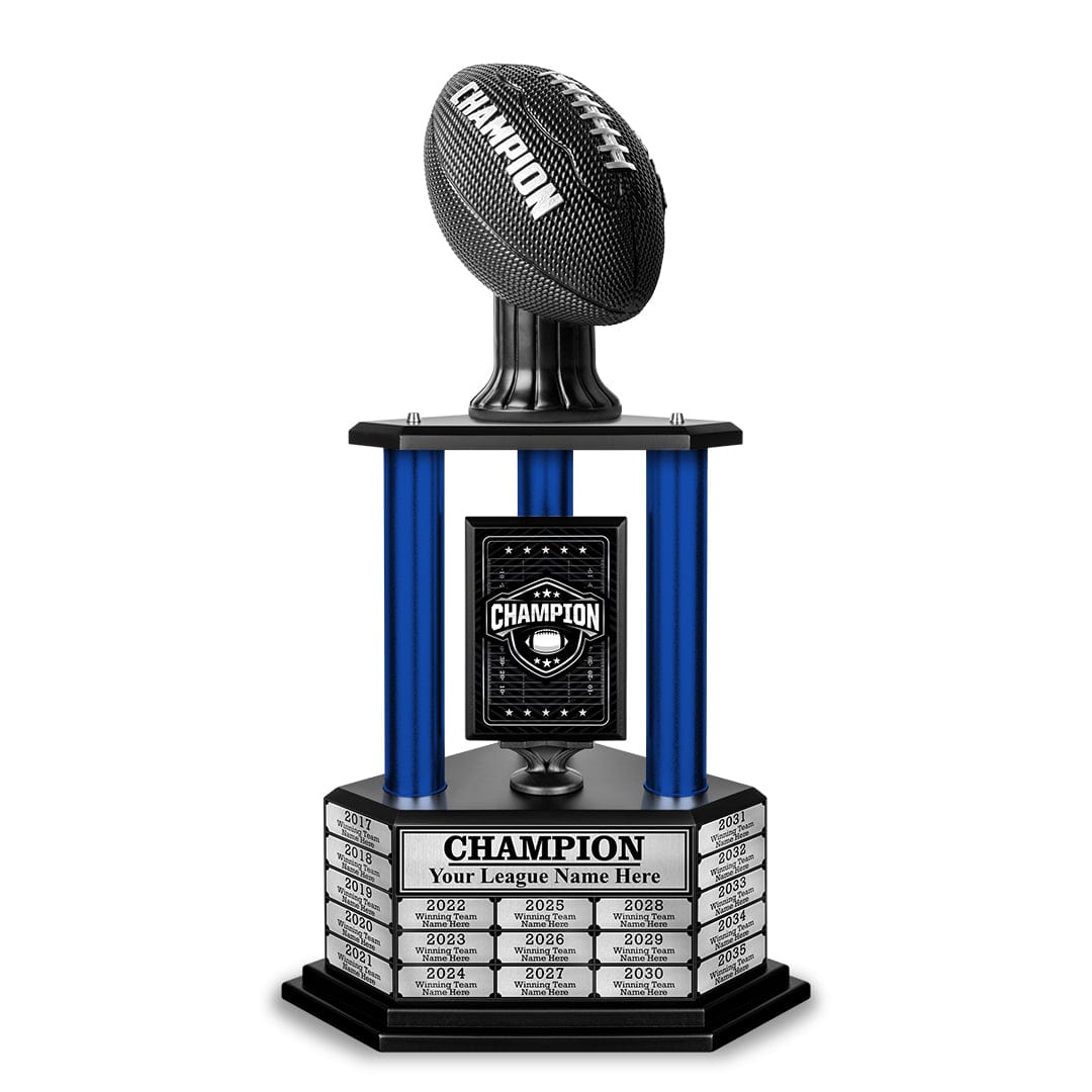 TrophySmack 26" - 36" Perpetual Football Champion Trophy