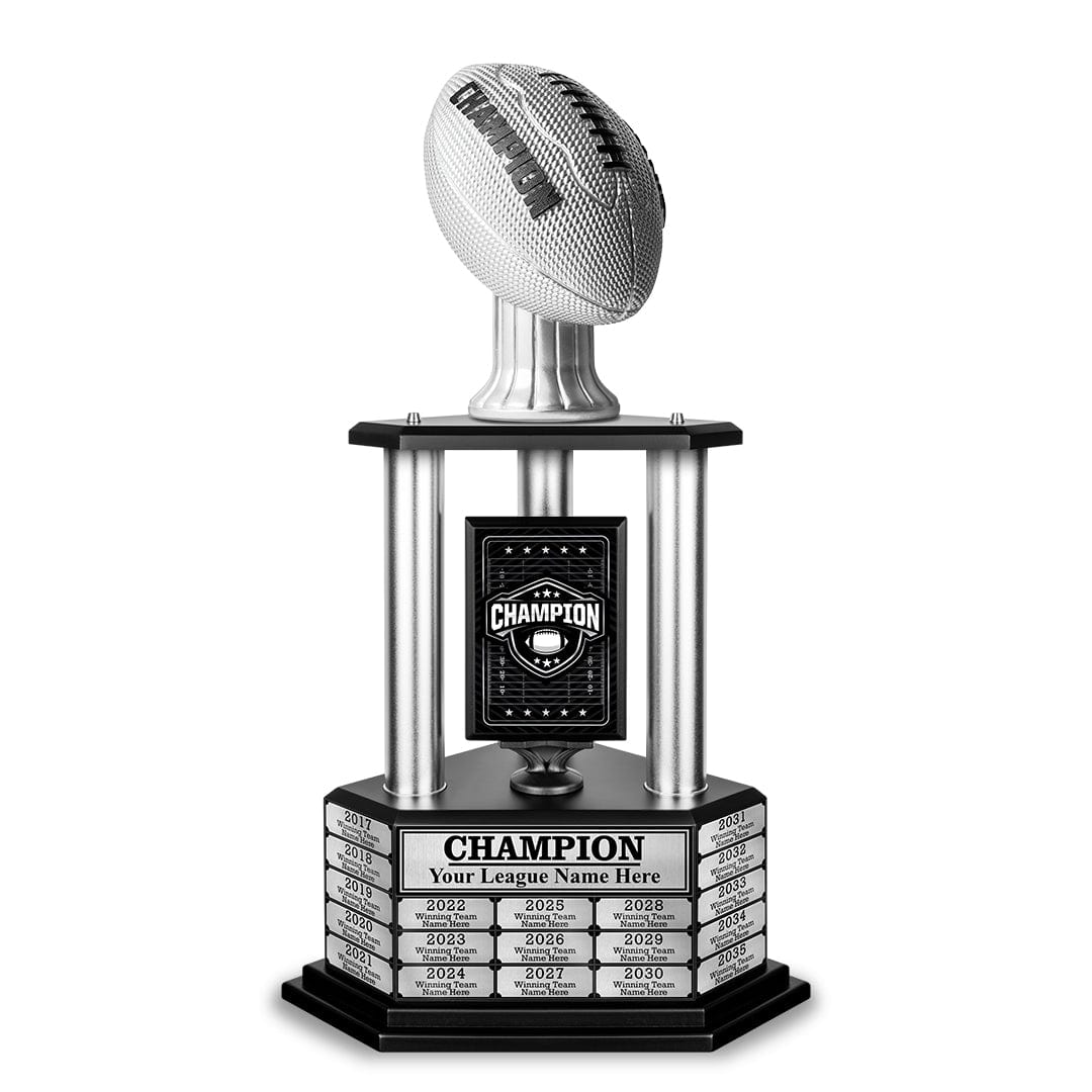 TrophySmack 26" - 36" Perpetual Football Champion Trophy