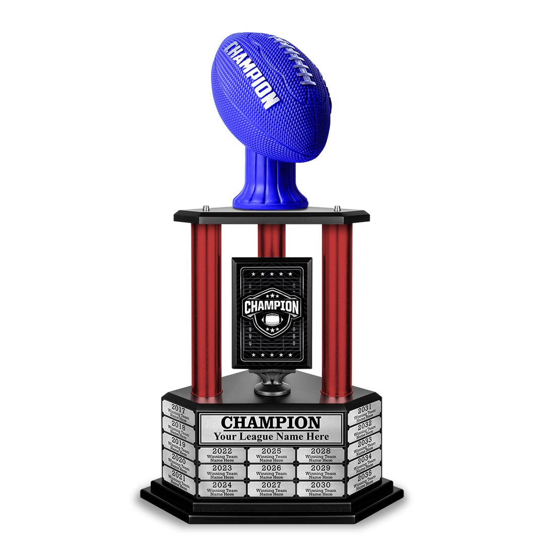 TrophySmack 26" - 36" Perpetual Football Champion Trophy