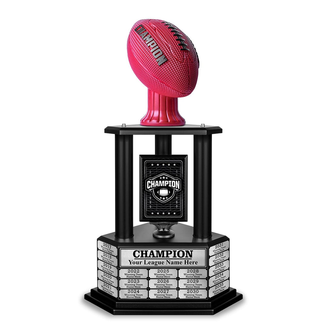 TrophySmack 26" - 36" Perpetual Football Champion Trophy