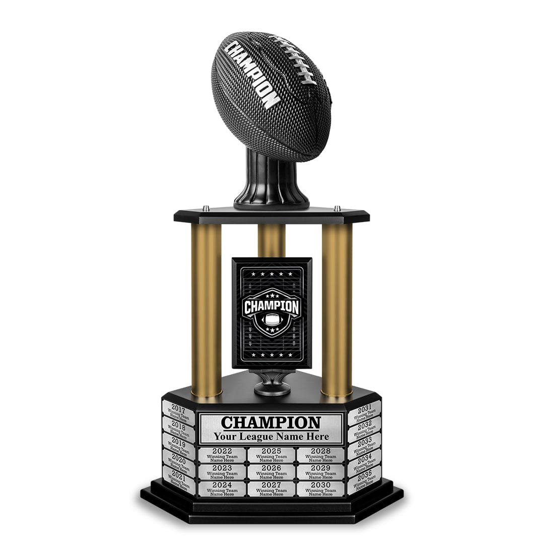 TrophySmack 26" - 36" Perpetual Football Champion Trophy