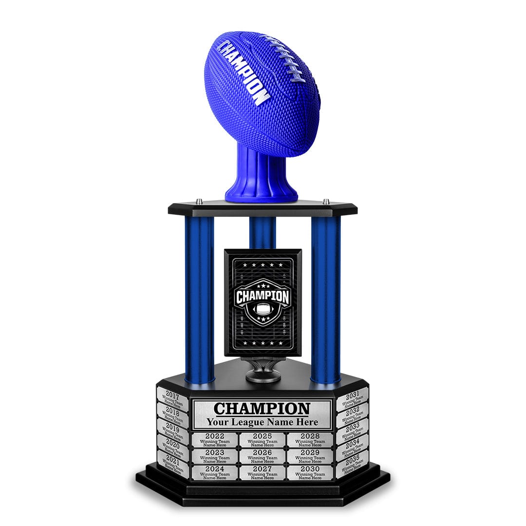 TrophySmack 26" - 36" Perpetual Football Champion Trophy