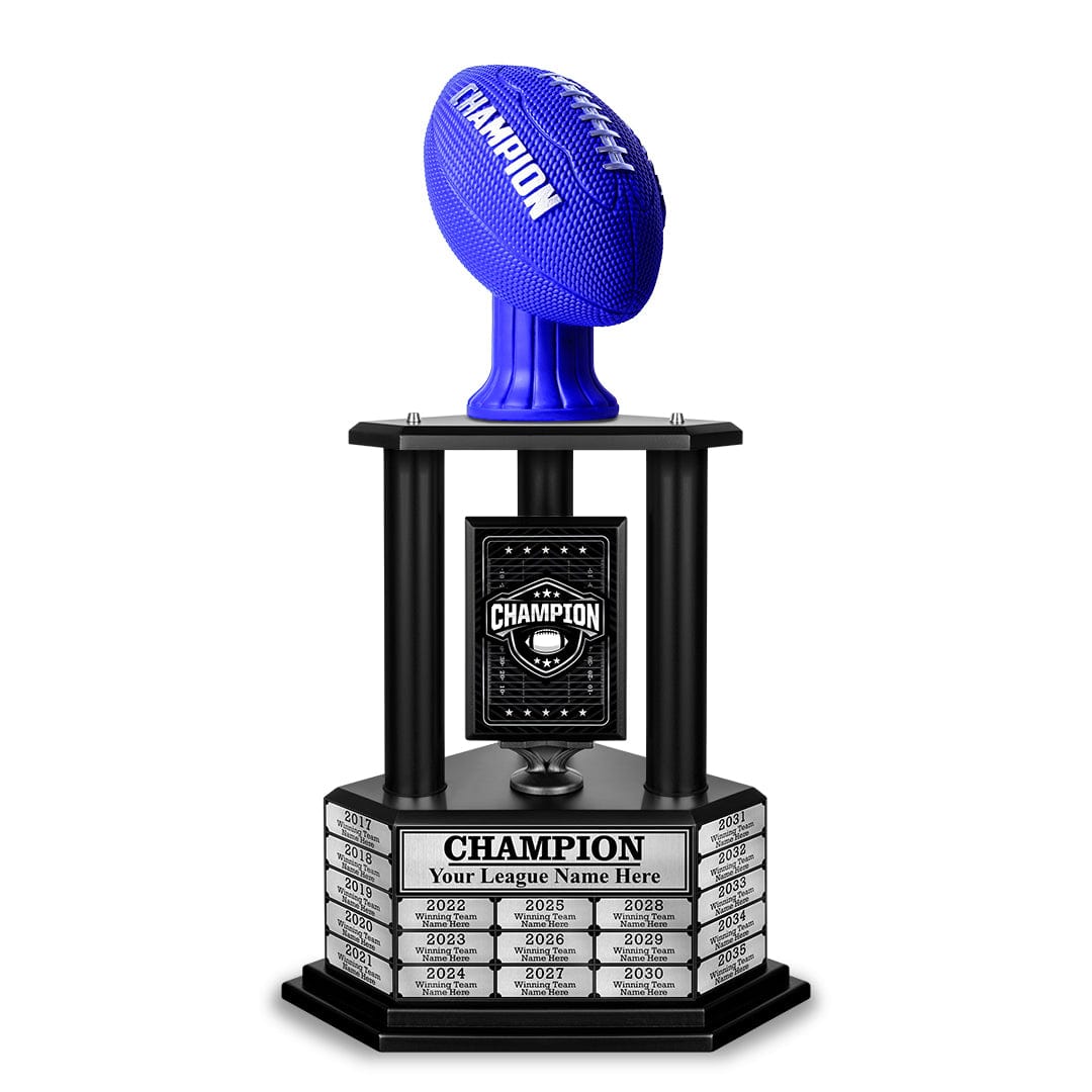 TrophySmack 26"-36" Perpetual Football Champion Trophy