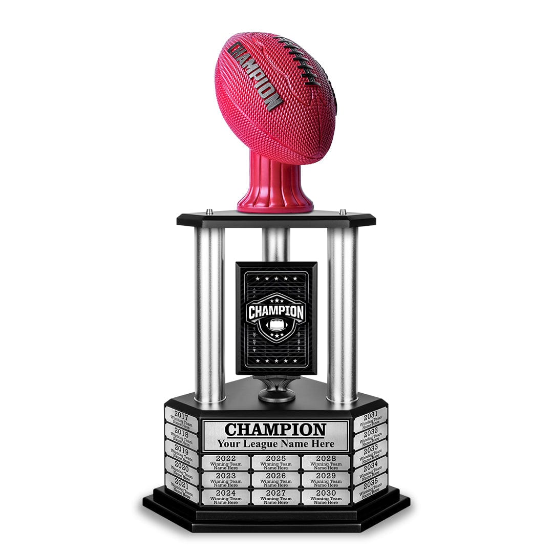 TrophySmack 26" - 36" Perpetual Football Champion Trophy