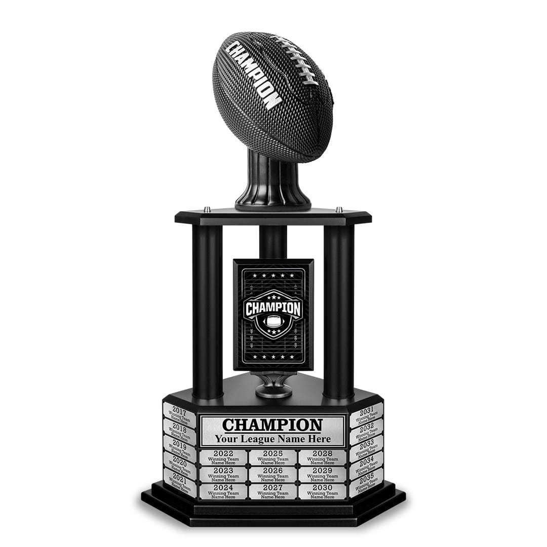 TrophySmack 26" - 36" Perpetual Football Champion Trophy
