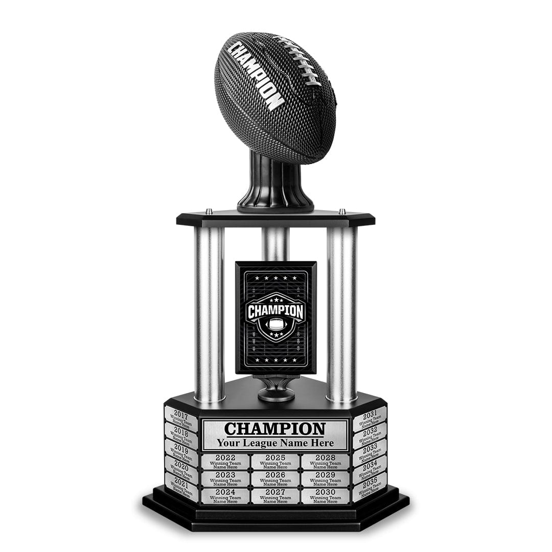 TrophySmack 26" - 36" Perpetual Football Champion Trophy
