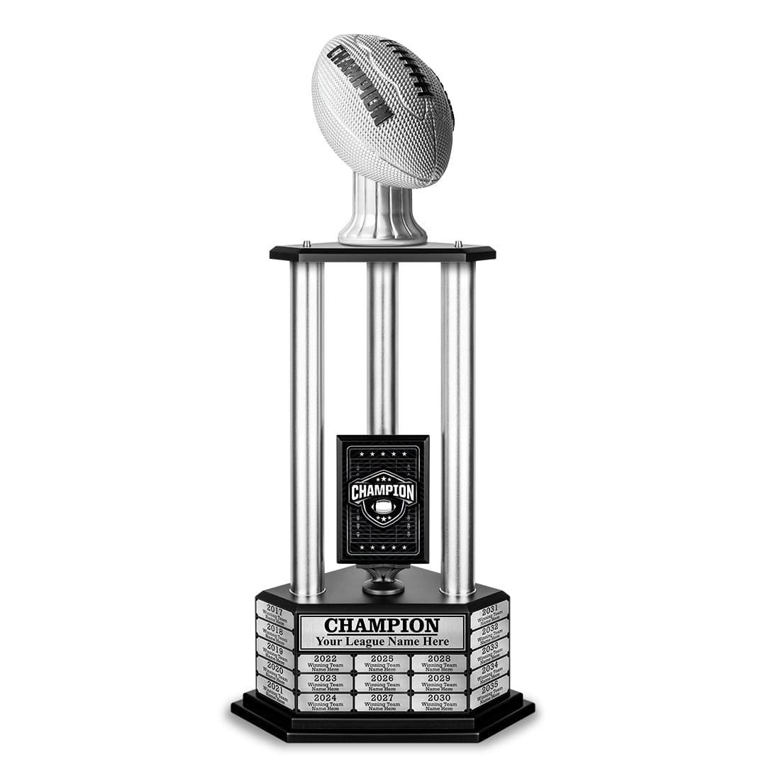 TrophySmack 26" - 36" Perpetual Football Champion Trophy