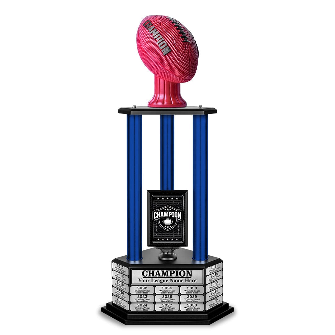 TrophySmack 26" - 36" Perpetual Football Champion Trophy