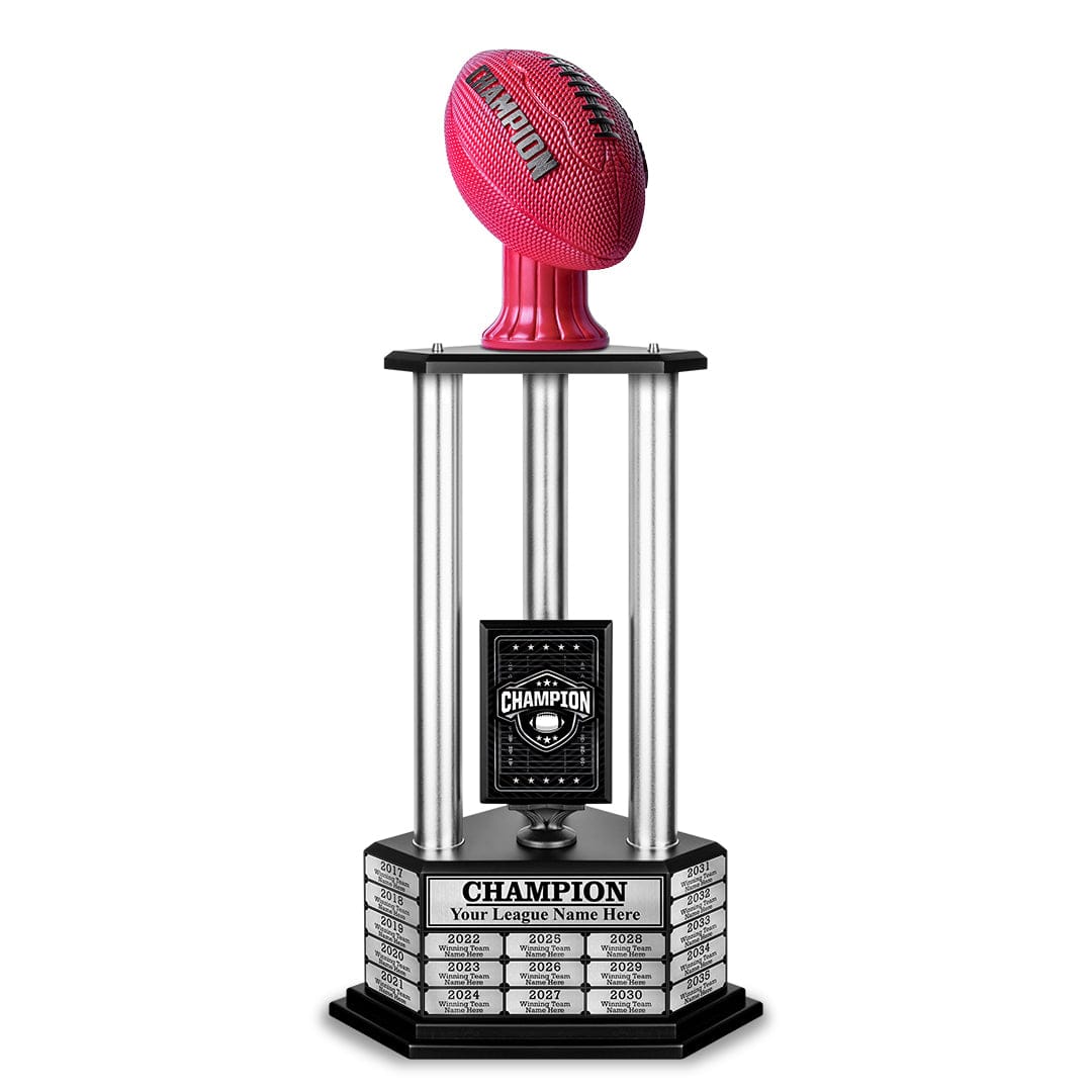 TrophySmack 26" - 36" Perpetual Football Champion Trophy