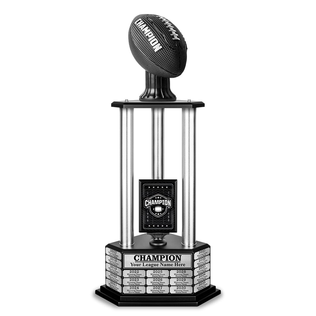 TrophySmack 26" - 36" Perpetual Football Champion Trophy