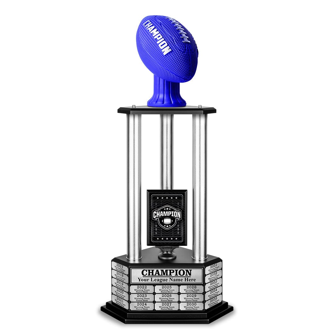 TrophySmack 26" - 36" Perpetual Football Champion Trophy