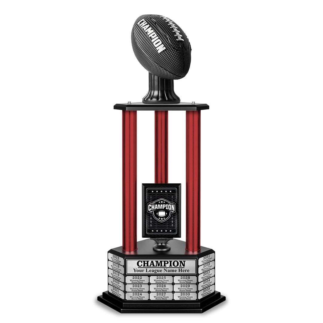 TrophySmack 26" - 36" Perpetual Football Champion Trophy