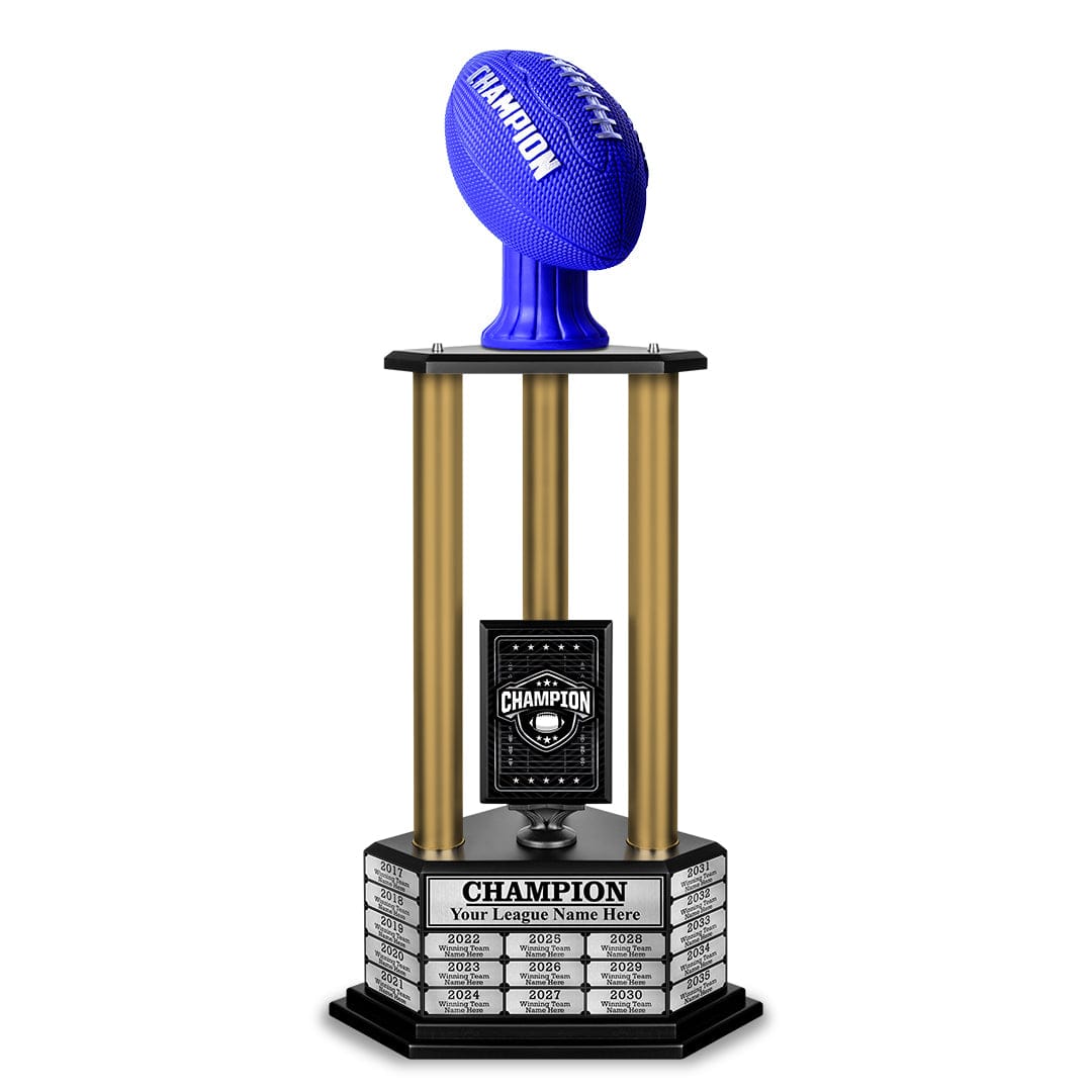 TrophySmack 26" - 36" Perpetual Football Champion Trophy