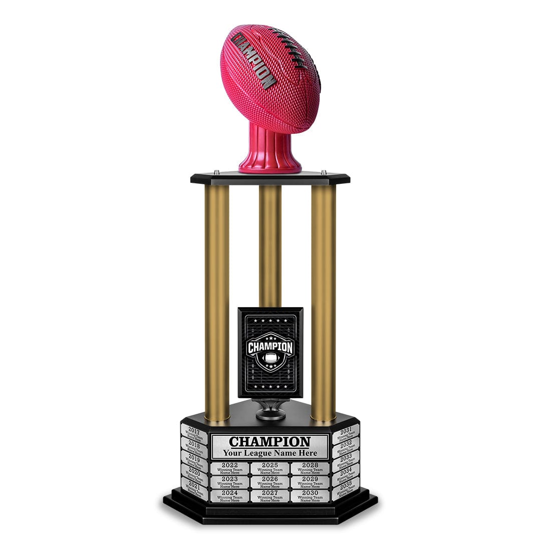 TrophySmack 26" - 36" Perpetual Football Champion Trophy