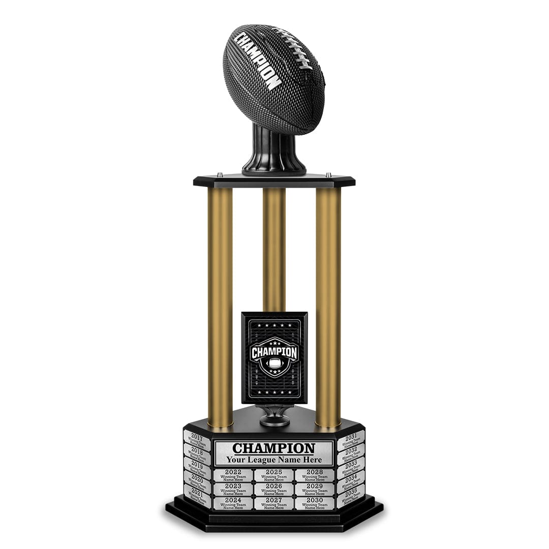 TrophySmack 26"-36" Perpetual Football Champion Trophy