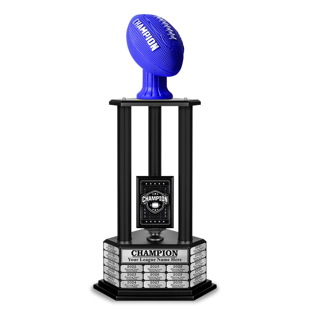 TrophySmack 26" - 36" Perpetual Football Champion Trophy