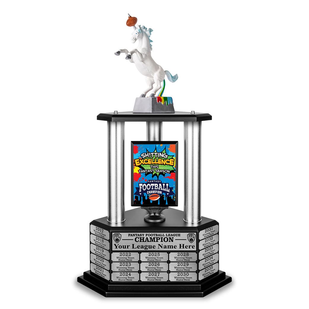 TrophySmack 26"-56" Unismack, the Unicorn Fantasy Football Trophy