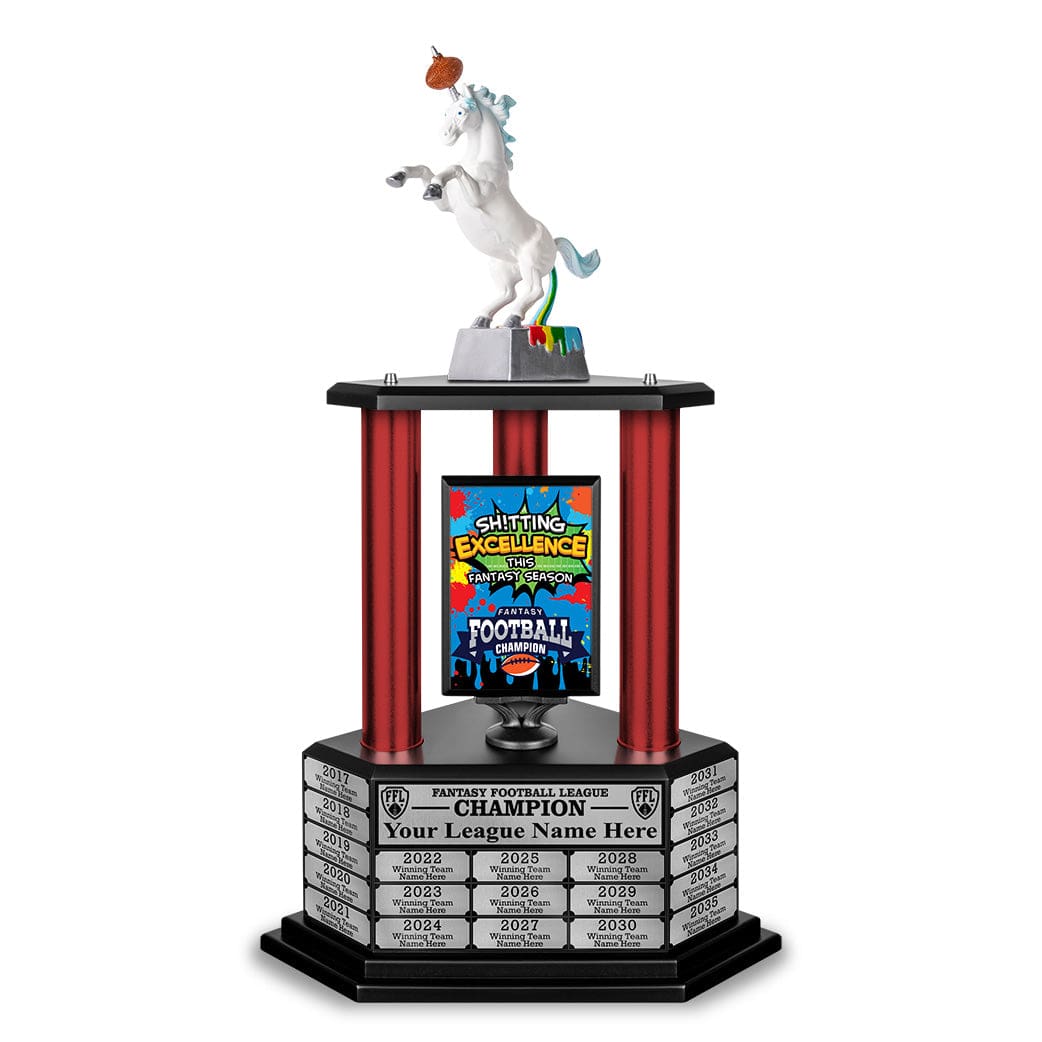 TrophySmack 26"-56" Unismack, the Unicorn Fantasy Football Trophy