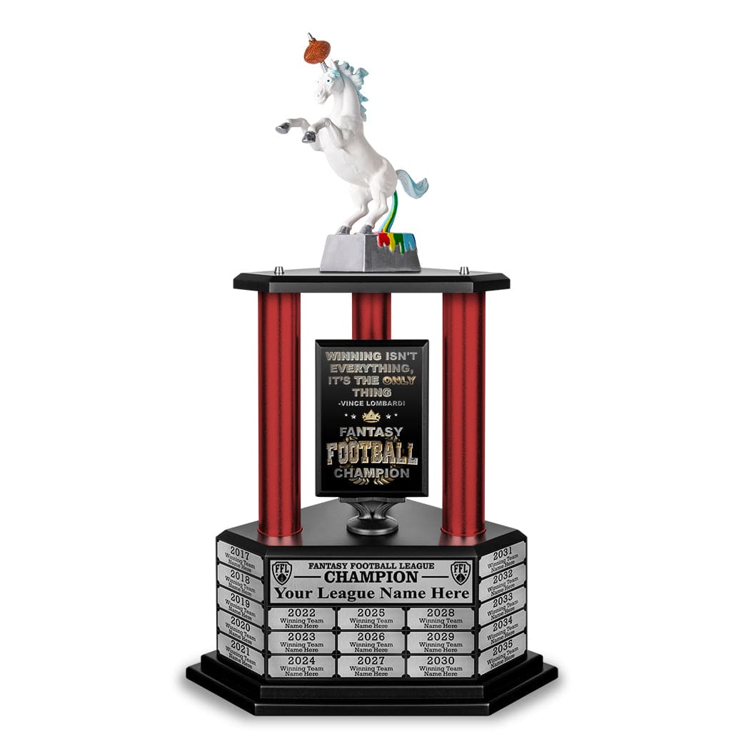 TrophySmack 26"-56" Unismack, the Unicorn Fantasy Football Trophy