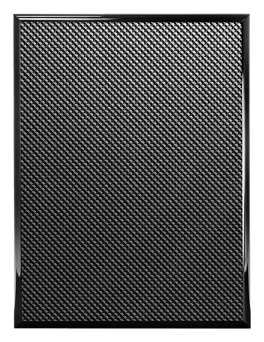 8 x 10 High-Quality Print on Sleek Carbon Fiber Customizable Plaque