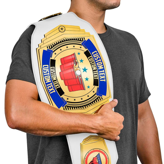 Beer Pong 6lb Customizable Championship Belt
