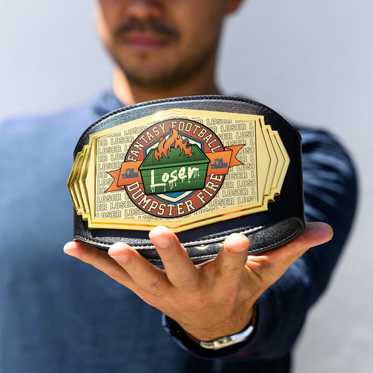 Teeny Tiny LOSER Title Belt - For a Dumpster Fire of an FFL Season