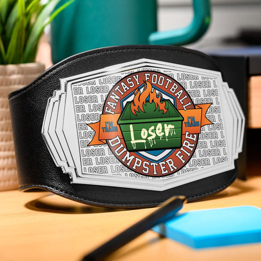 Teeny Tiny LOSER Title Belt - For a Dumpster Fire of an FFL Season